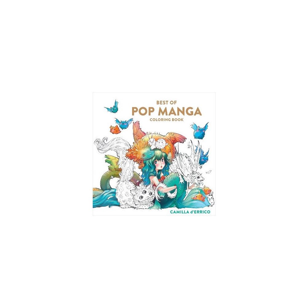 Camilla D'Errico Best of Pop Manga Coloring Book (pocket, eng)
