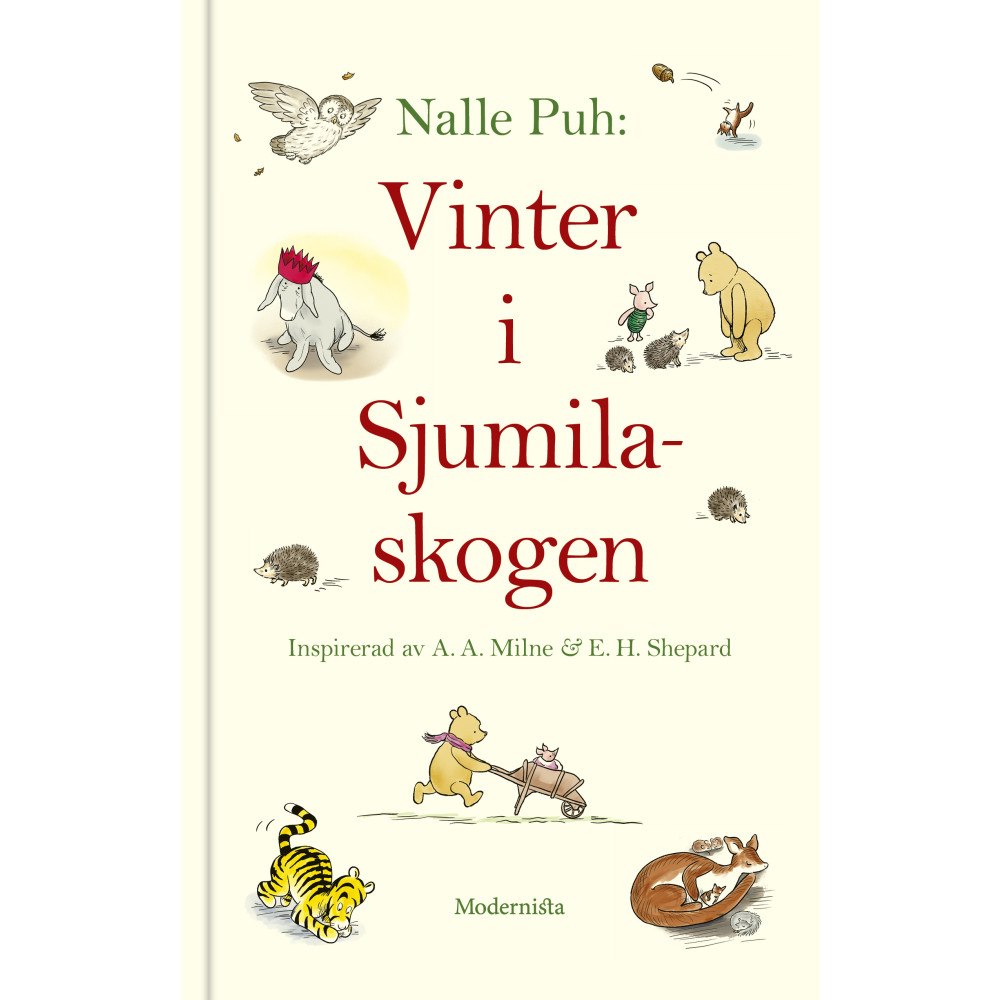 A. A. Milne Nalle Puh : vinter i Sjumilaskogen (bok, kartonnage)