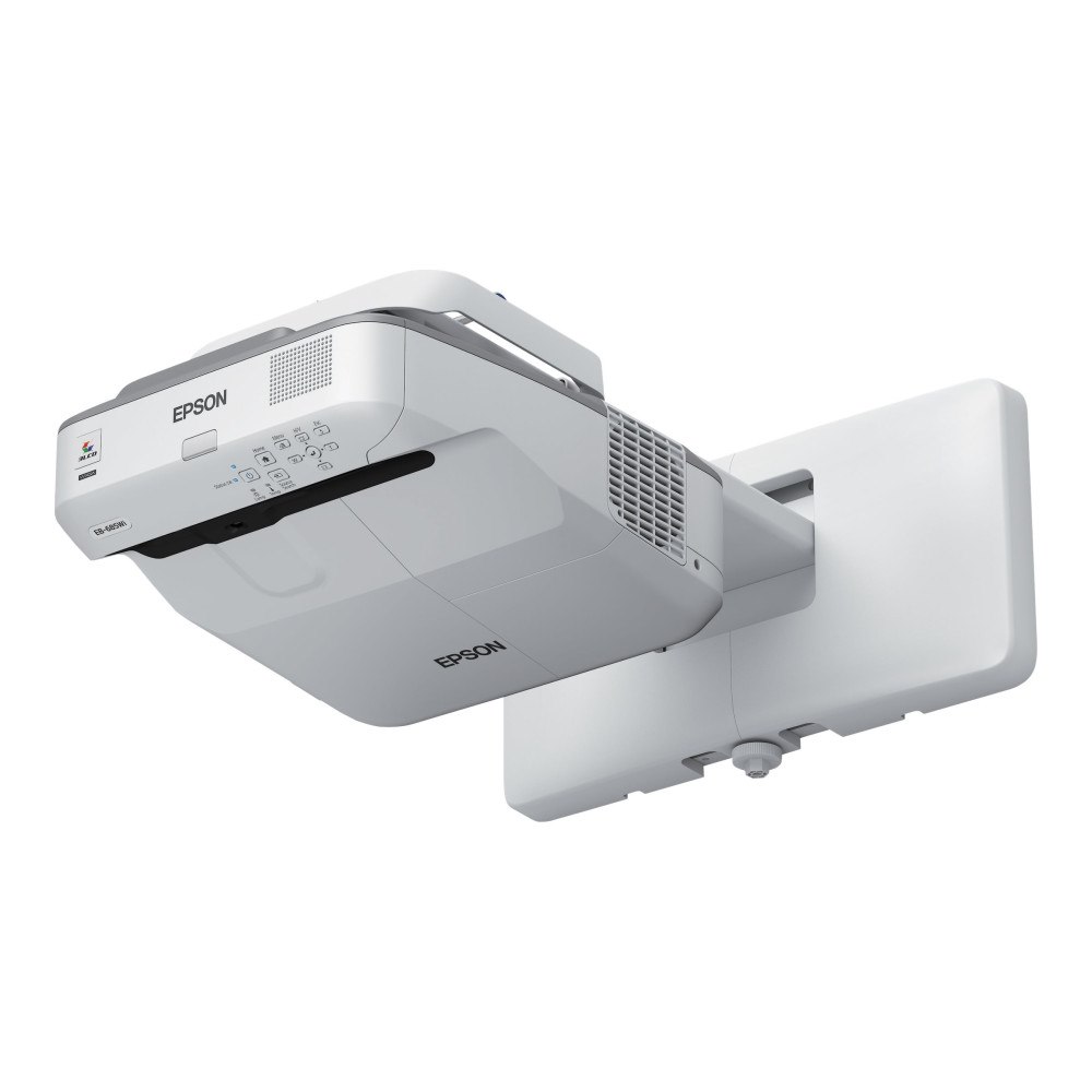 EPSON Epson EB-685W - 3LCD-projektor - LAN - grå, vit