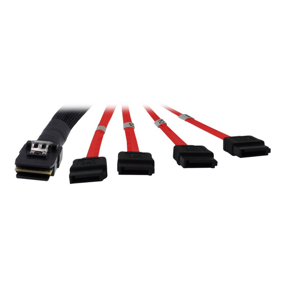 Inter-Tech Elektronik Handels Inter-Tech SATA/SAS-kabel - 1 m