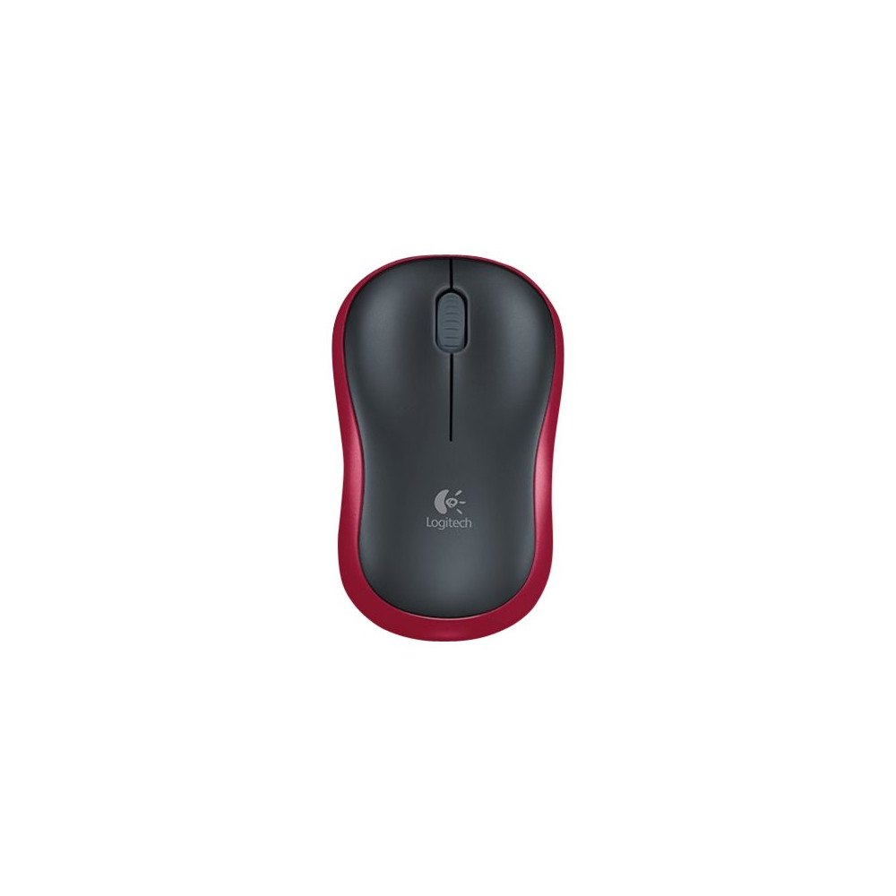 Logitech Logitech M185 - mus - 2.4 GHz - röd
