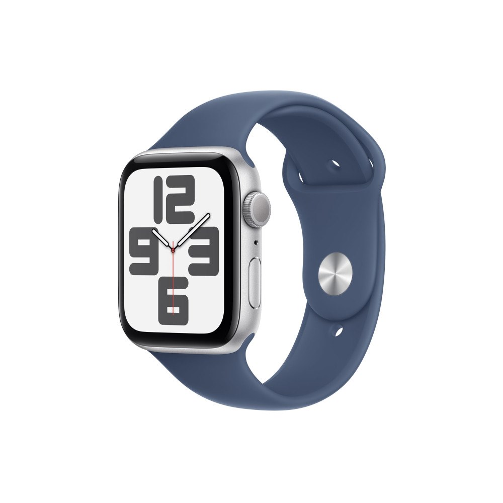 Apple Apple Watch SE (GPS) 2a generation - silveraluminium - smart klocka med sportband - denim - 32 GB