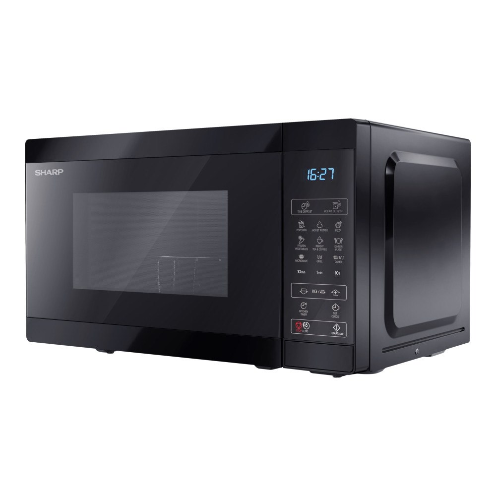 Sharp Sharp YC-MG02E-B - mikrovågsugn med grill - fristående - svart