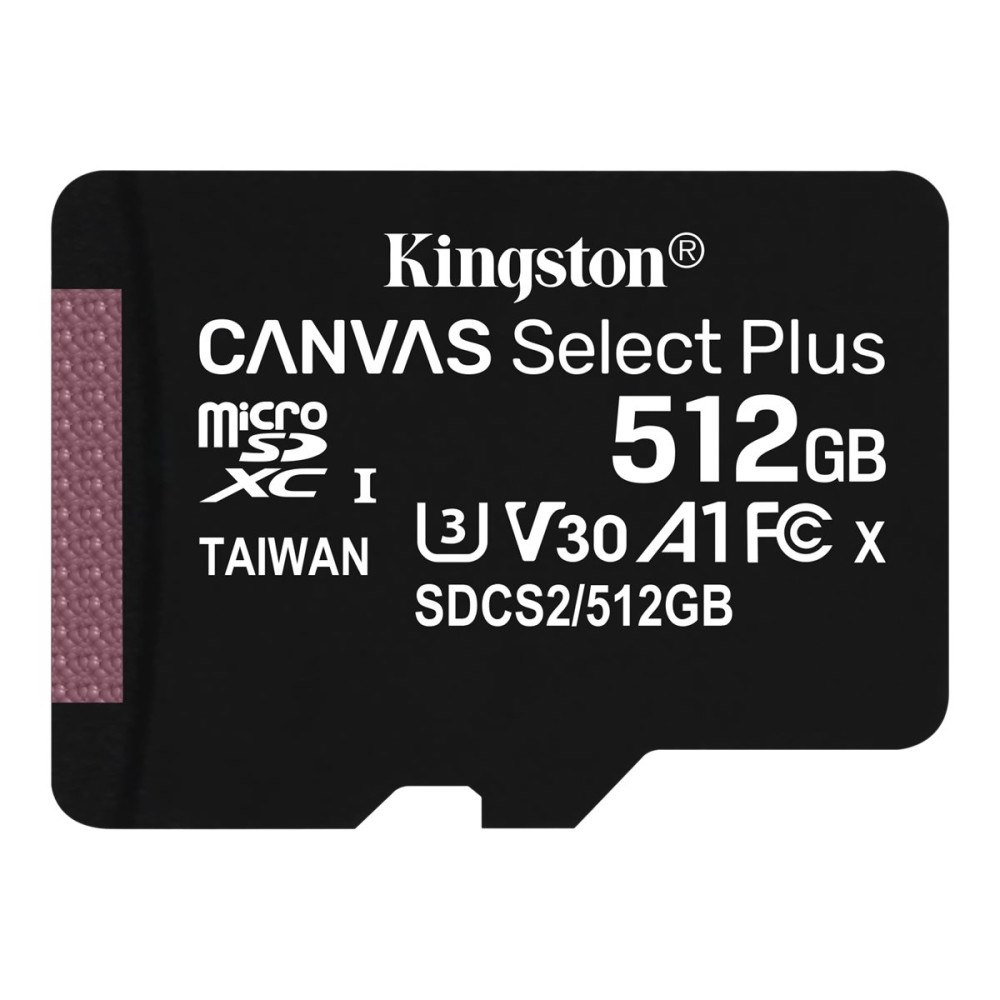 Kingston Technology Kingston Canvas Select Plus - flash-minneskort - 512 GB - SDXC UHS-I