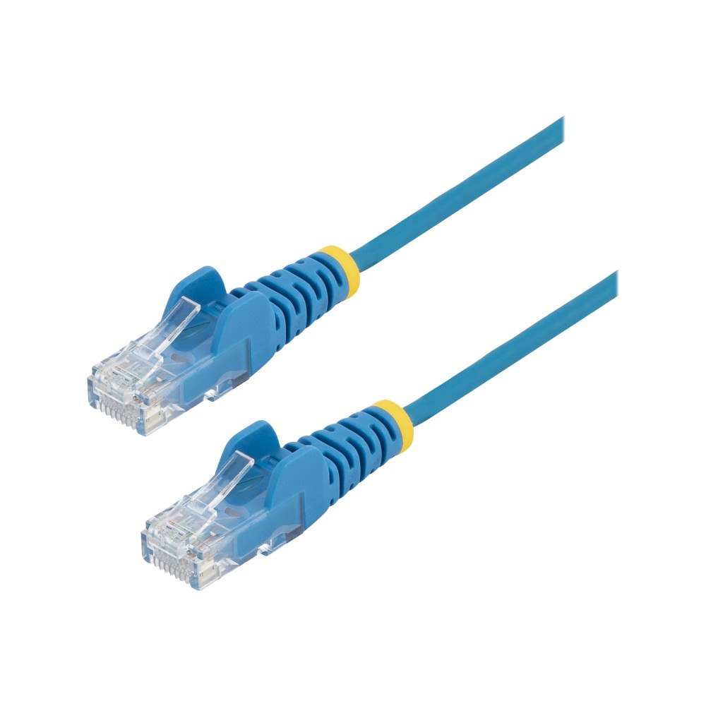 StarTech.com StarTech.com 1 m CAT6-kabel - Tunn - Ej hakfria RJ45-kontakter - Blå - patch-kabel - 1 m - blå