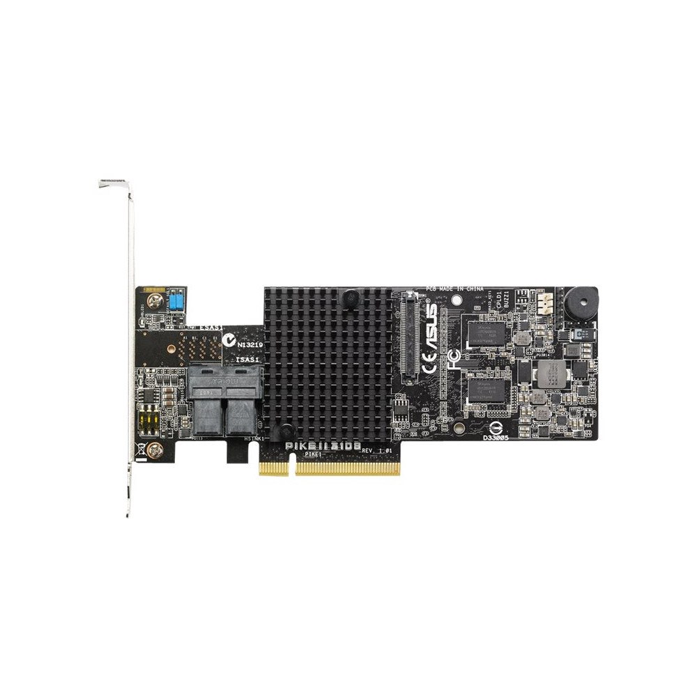ASUSTeK COMPUTER ASUS PIKE II 3108-8i/240PD - kontrollerkort (RAID) - SATA 6Gb/s / SAS 12Gb/s - PCIe 3.0 x8