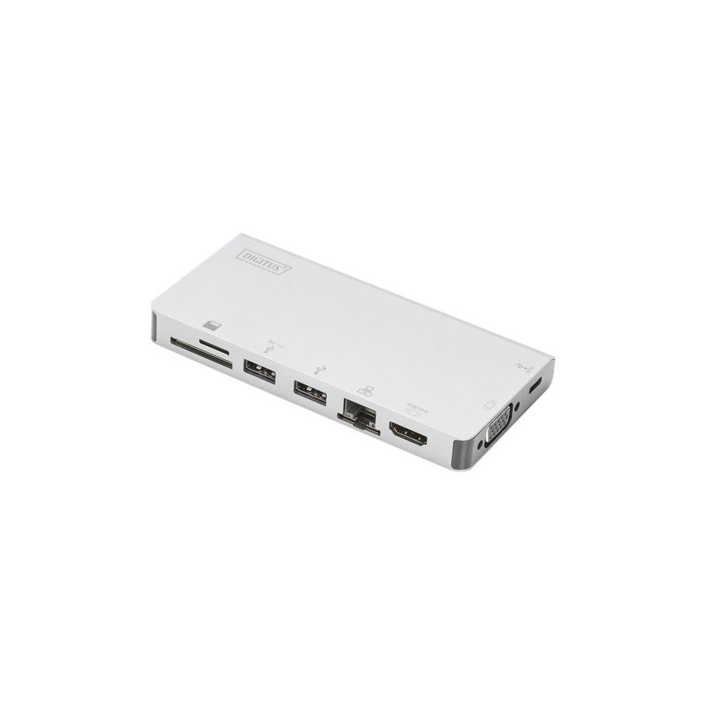 Digitus DIGITUS DA-70866 - dockningsstation - USB-C - VGA - 1GbE