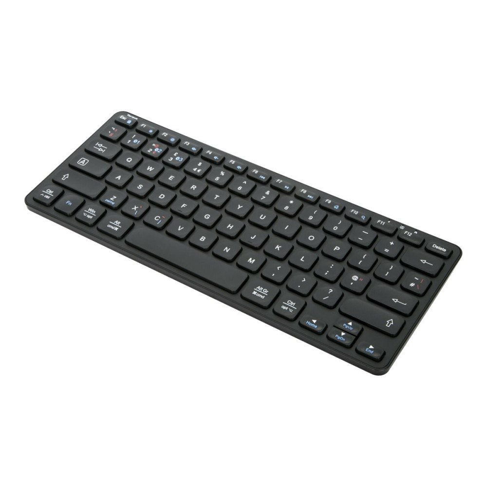 Targus Targus - tangentbord - kompakt, flera enheter, antimikrobiellt - QWERTY - brittisk - svart - B2B Inmatningsenhet