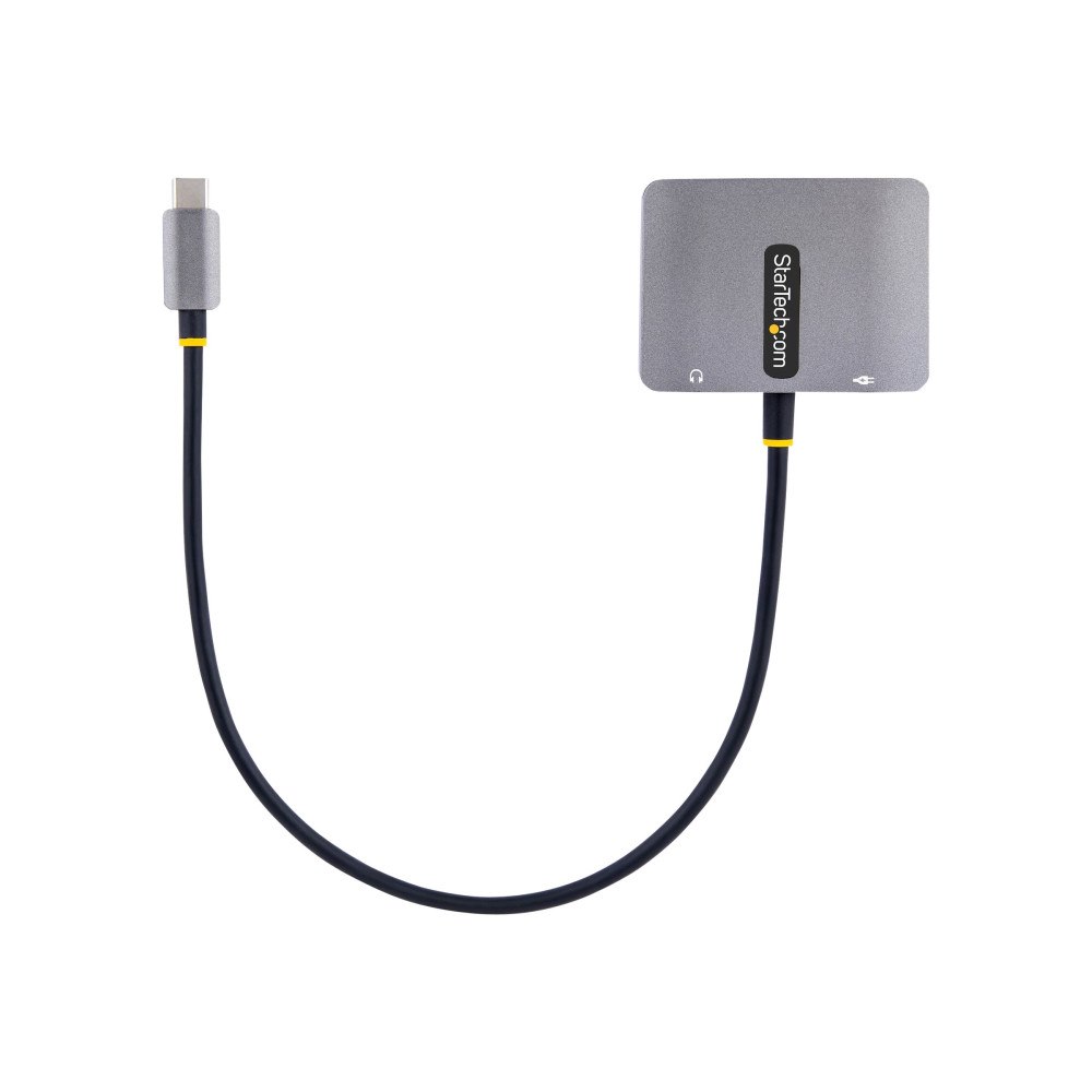 StarTech.com StarTech.com USB C Video Adapter, USB C to HDMI VGA Multiport Adapter w/ 3.5mm Audio Output, 4K 60Hz, HDR, 100W PD 3.0,...