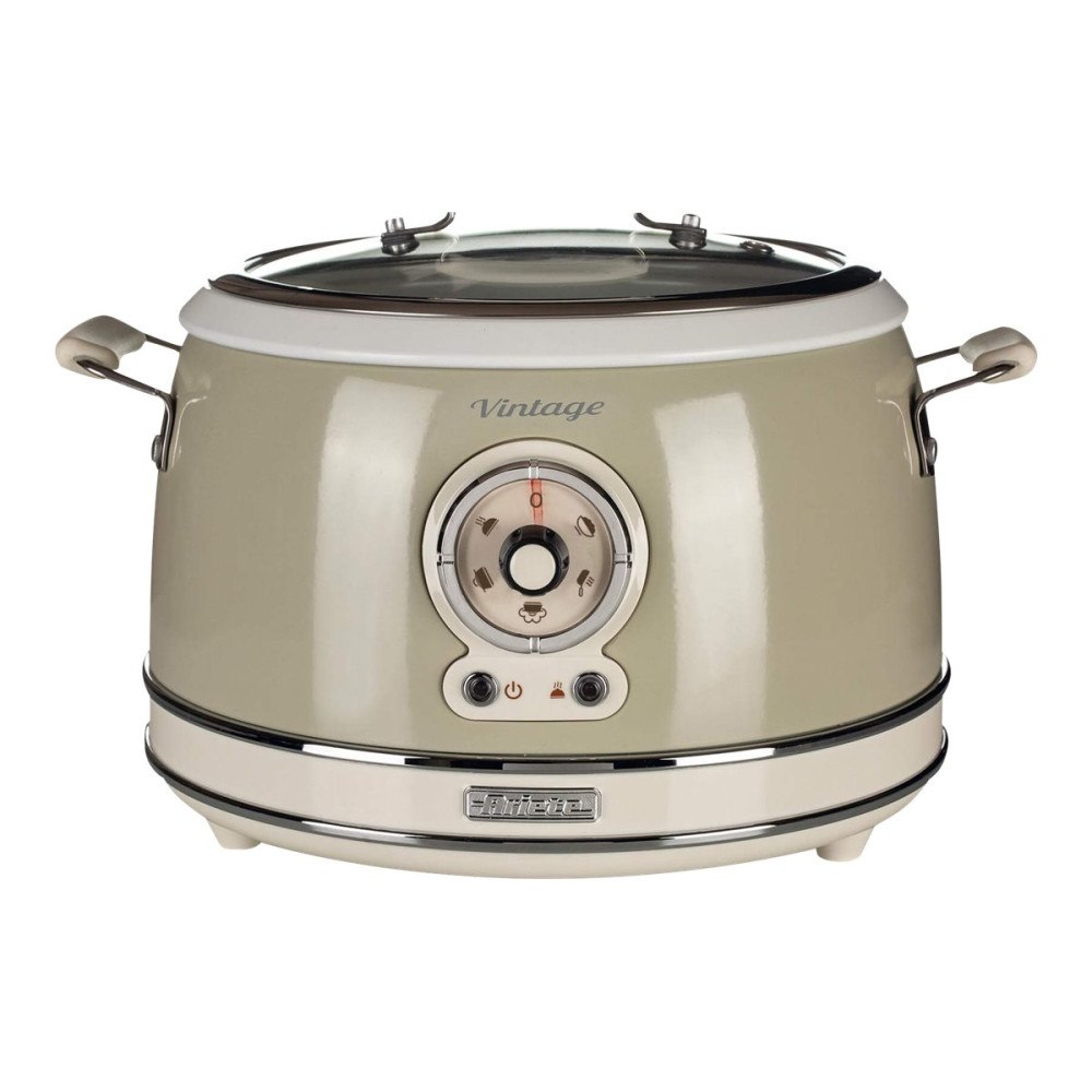 ARIETE Ariete Vintage 2904 - riskokare/långsam kokare - beige