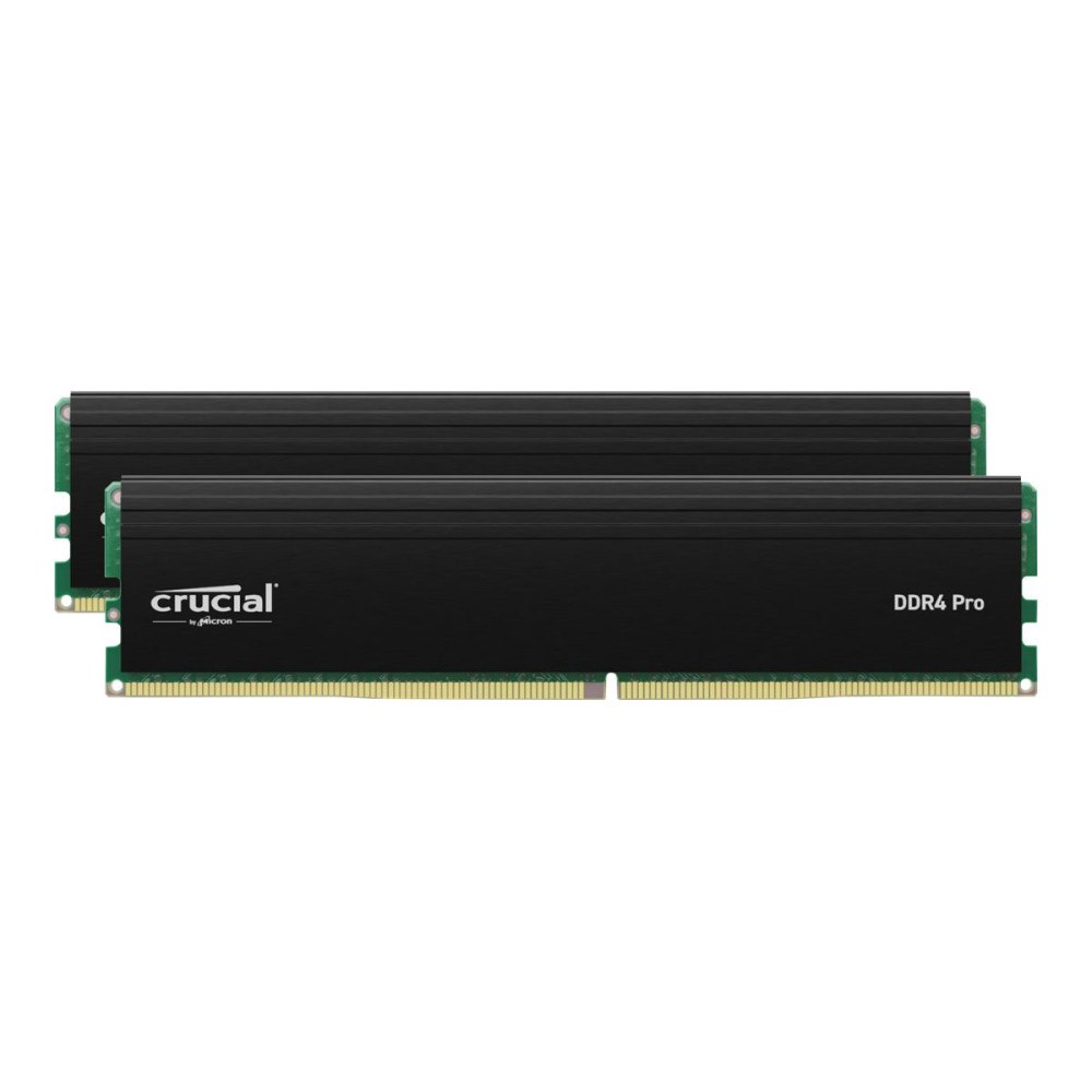 Crucial Crucial - DDR4 - sats - 32 GB: 2 x 16 GB - DIMM 288-pin / PC4-25600 - ej buffrad