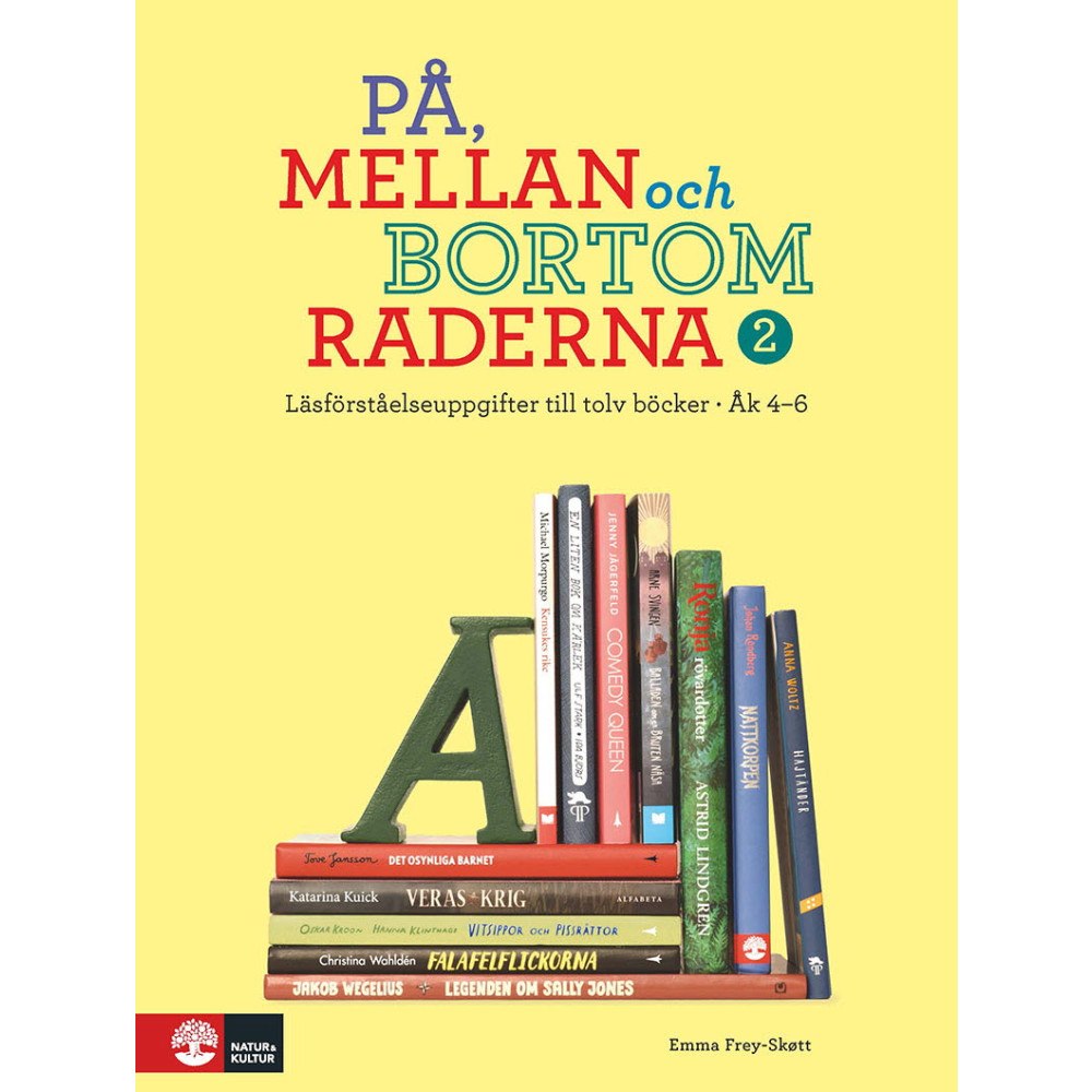 Emma Frey-Skøtt På, mellan och bortom raderna 2, åk 4-6 : Läsförståelseuppgifter till tolv böcker (bok, spiral)