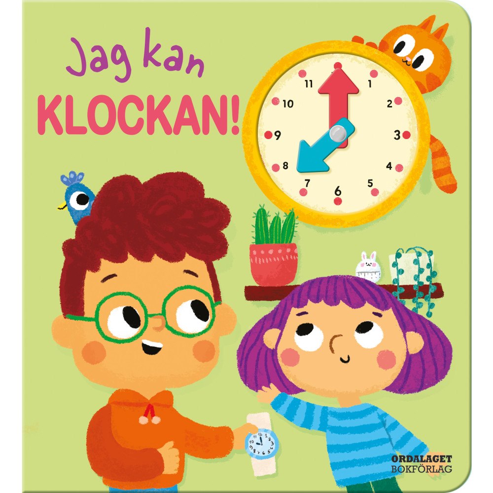 Ordalaget Bokförlag Jag kan klockan (bok, board book)