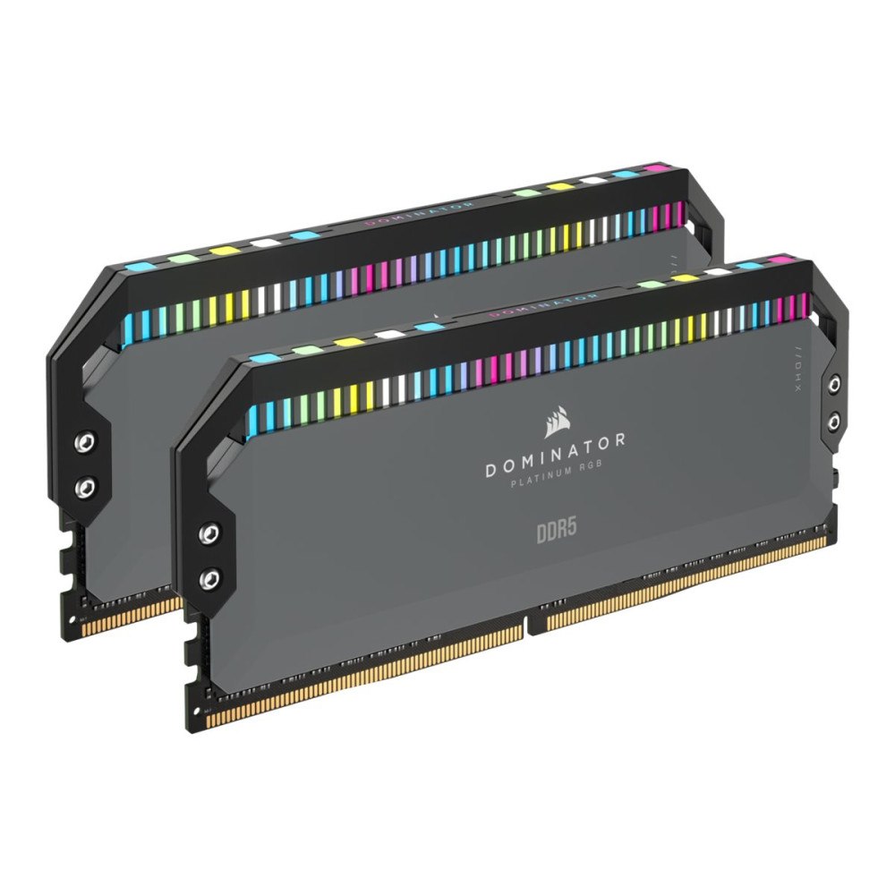 Corsair CORSAIR Dominator Platinum RGB - DDR5 - sats - 32 GB: 2 x 16 GB - DIMM 288-pin / PC5-48000