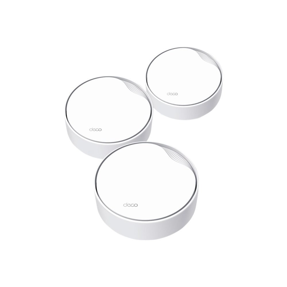TP-LINK Technologies TP-Link Deco X50-PoE V1 - Wifi-system - Wi-Fi 6 - skrivbordsmodell, väggmonterbar, takmonterbar