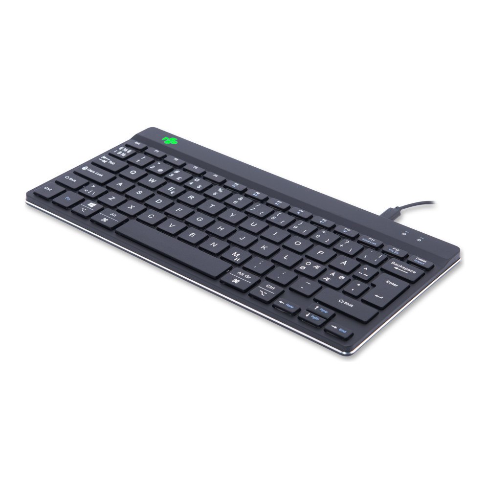 R-Go Tools B.V. R-Go Ergonomic Keyboard Compact break - tangentbord - QWERTY - Nordisk - svart Inmatningsenhet
