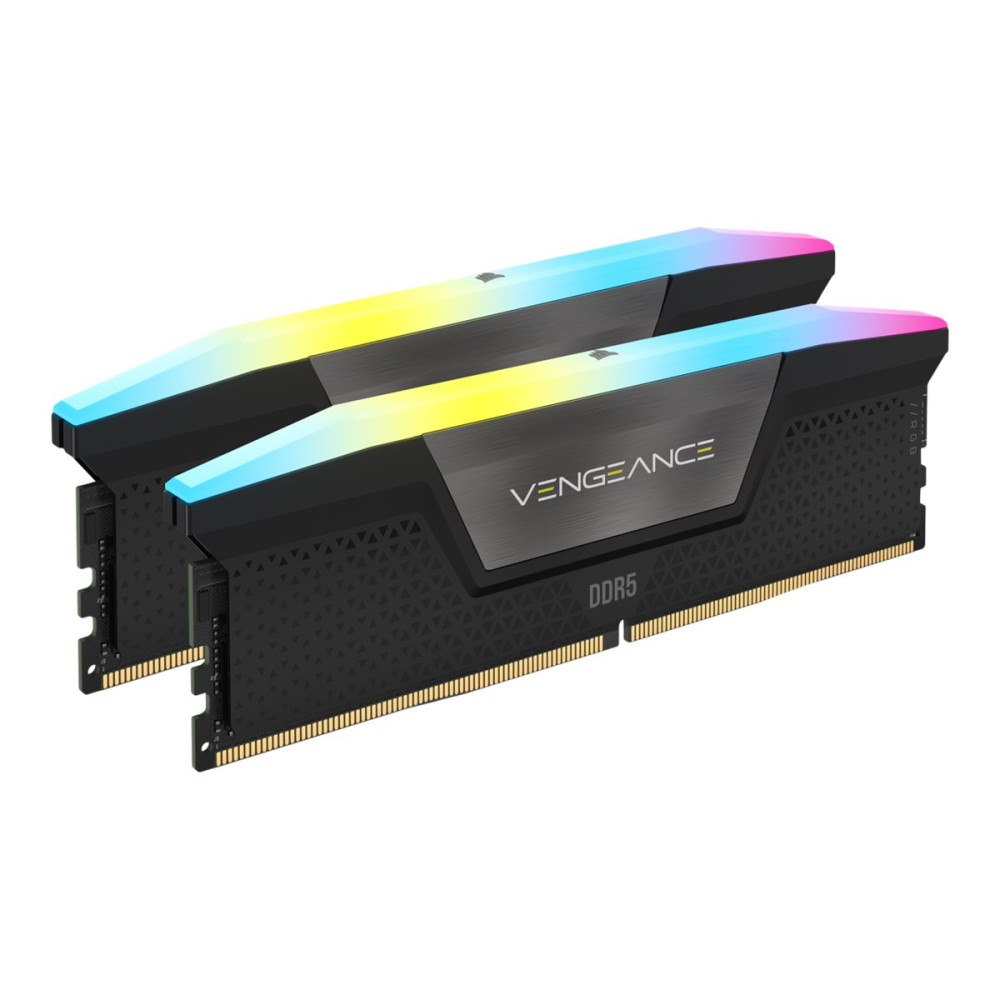 Corsair CORSAIR Vengeance RGB - DDR5 - sats - 64 GB: 2 x 32 GB - DIMM 288-pin - 6000 MHz / PC5-48000 - ej buffrad