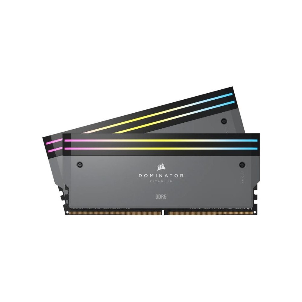 Corsair CORSAIR Dominator Titanium RGB - DDR5 - sats - 64 GB: 2 x 32 GB - DIMM 288-pin / PC5-48000 - ej buffrad
