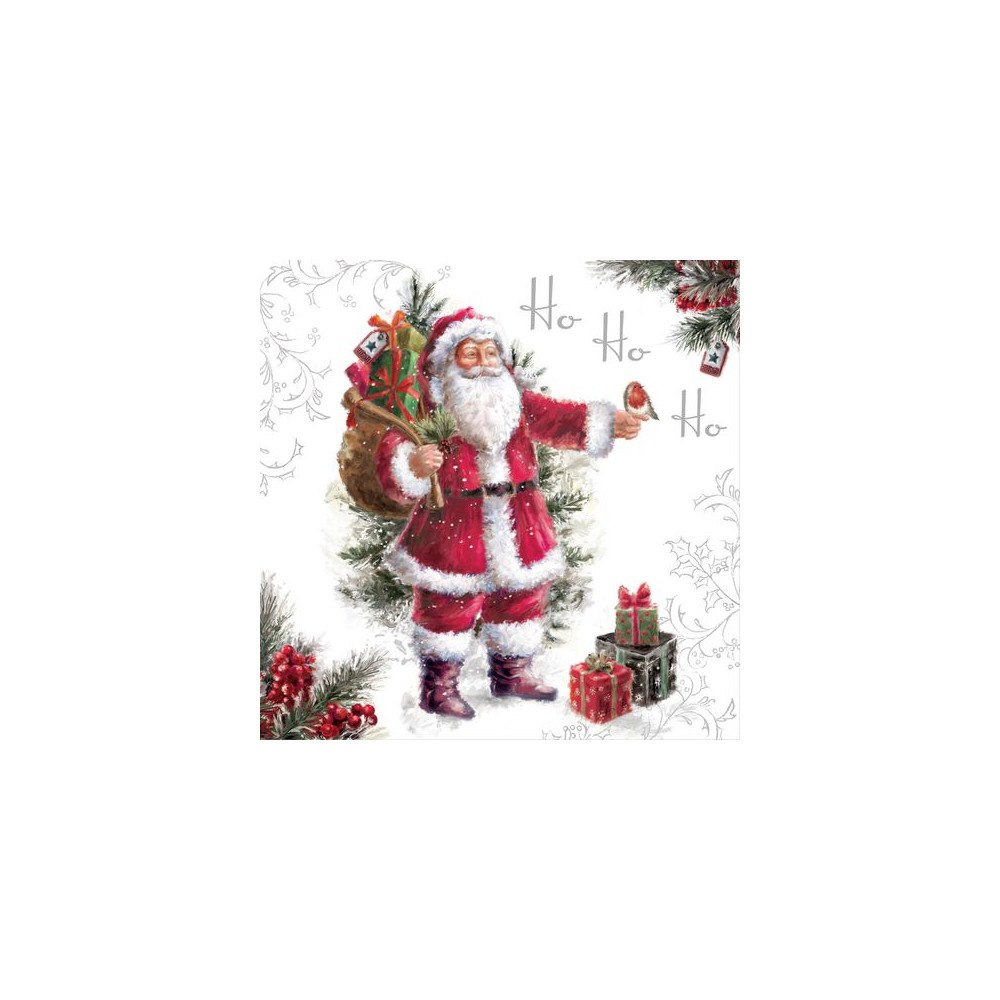 PAPSTAR Servett HoHoHo 3-lags 33x33cm 20/fp