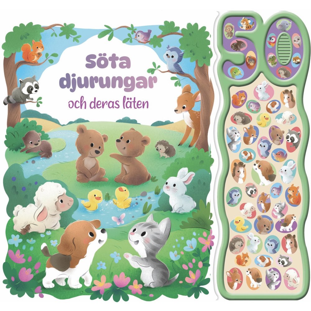 Tukan Förlag Söta djurungar och deras läten (bok, board book)