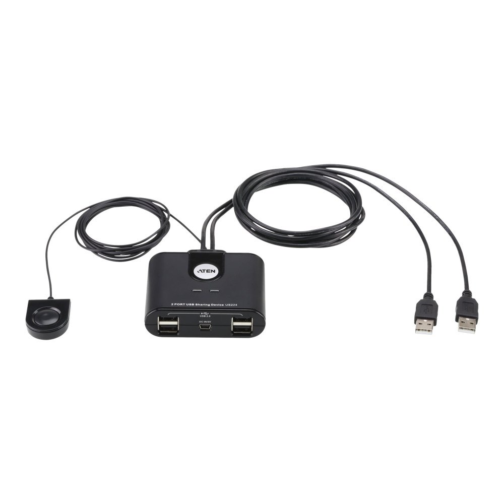 ATEN Technology ATEN US224 2-Port USB Peripheral Sharing Device - USB-växel