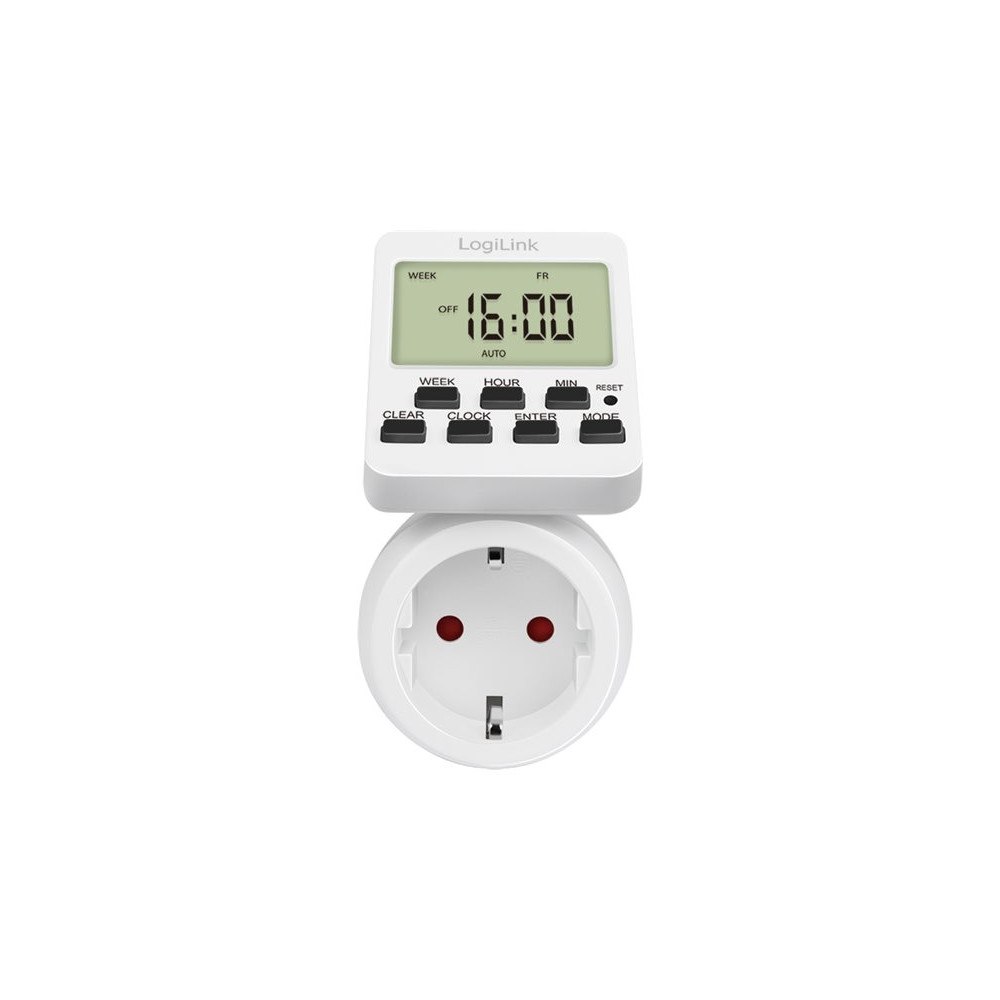 LogiLink LogiLink - tidur - digital, with rotatable display - vit