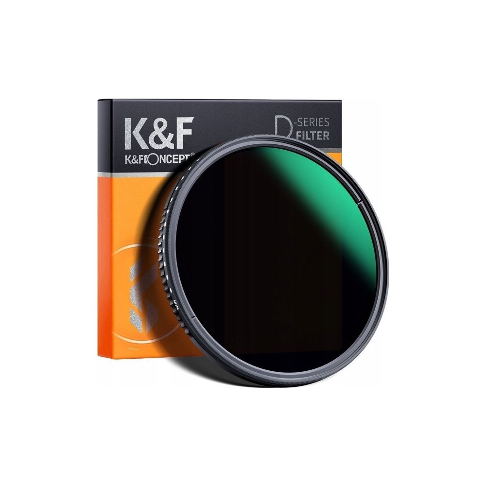KF Kf Filter K&f Filter Helgrå Justerbar Nd3-nd1000 82mm / 8...
