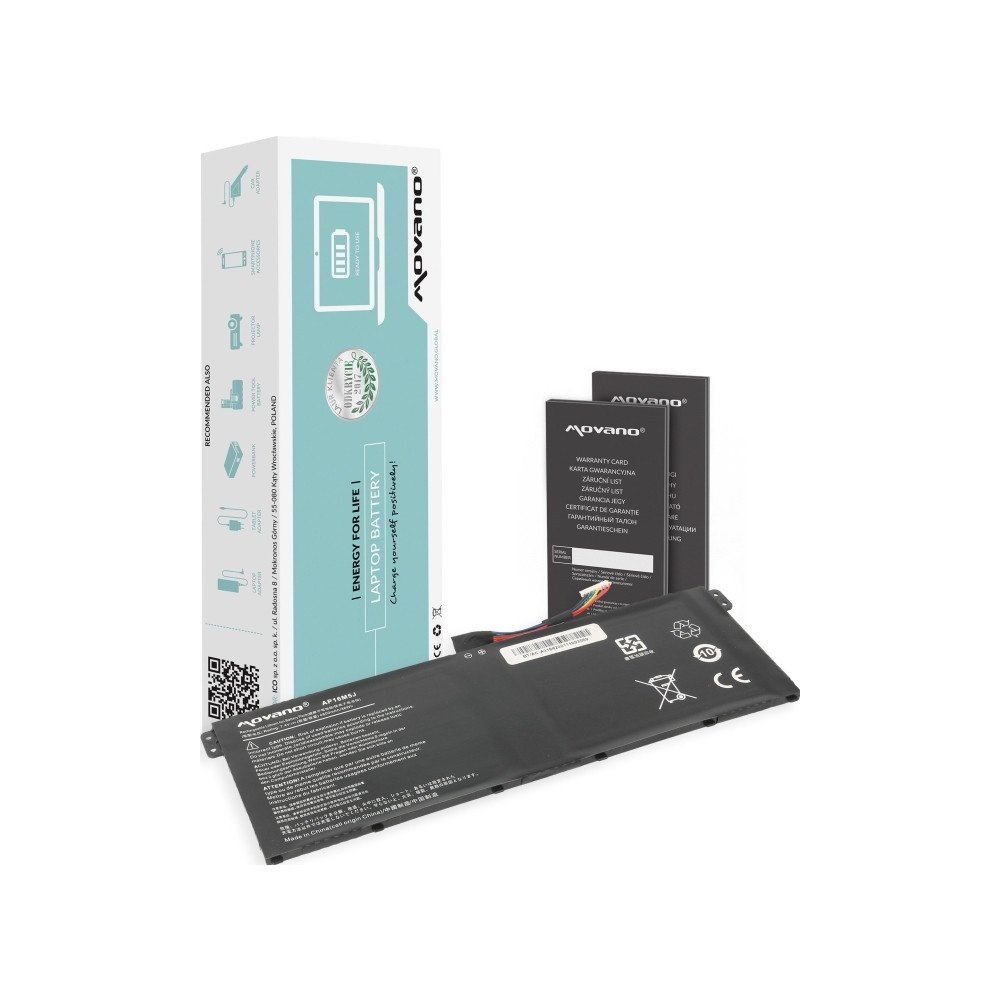 Movano Movano batteri för Acer Aspire 3 A314, A315 bärbar dator (7,...