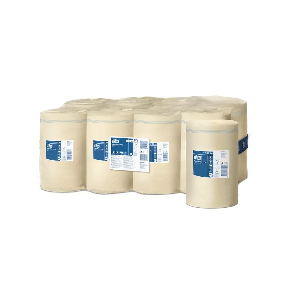 TORK Tork Universal Wiper 310 Mini M1 - pappershandduk - centrumdragvals - 115 cm - gul