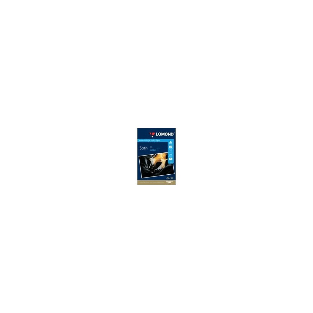 Lomond Sourcing Lomond Premium Photo Paper Satin 270 g/m2 A3, 20 sh...