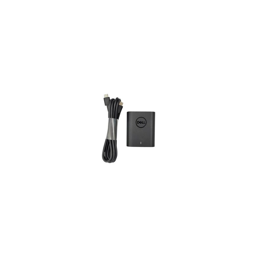 DELL Dell - USB-C strömadapter - Galliumoxid (GaN), ultrakompakt formfaktor (USFF) - 60 Watt