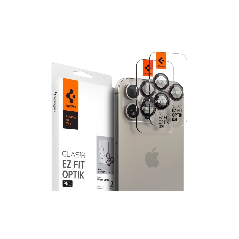 Spigen Spigen AGL05217, Lens protector, Red, Transparent, Tempered...