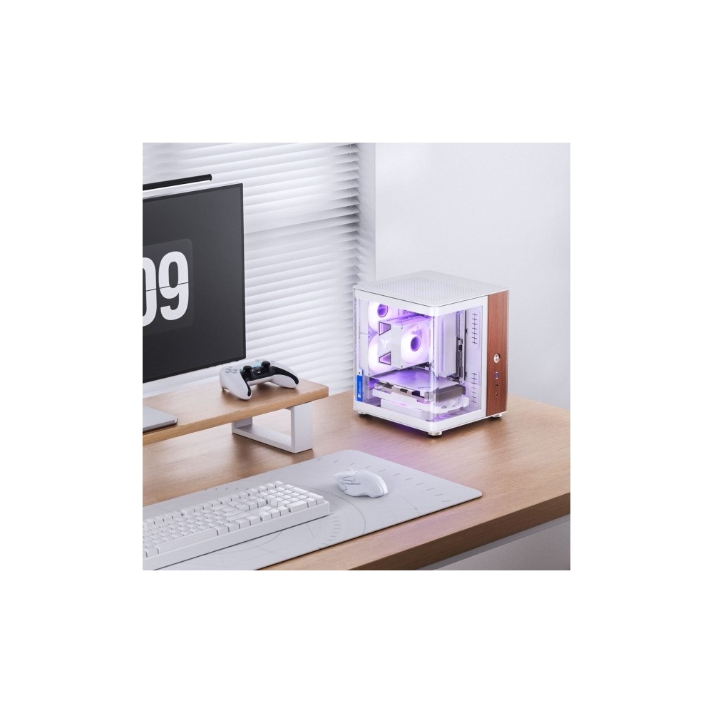 Jonsbo Jonsbo TK-0 PC Gehäuse Mini-Tower Mini-ITX Tempered Glass Ho...