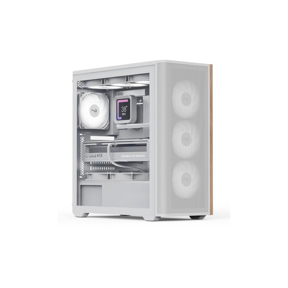 AeroCool Aerocool D501A PC-Gehäuse, Midi-Tower, ATX, Tempered Glass