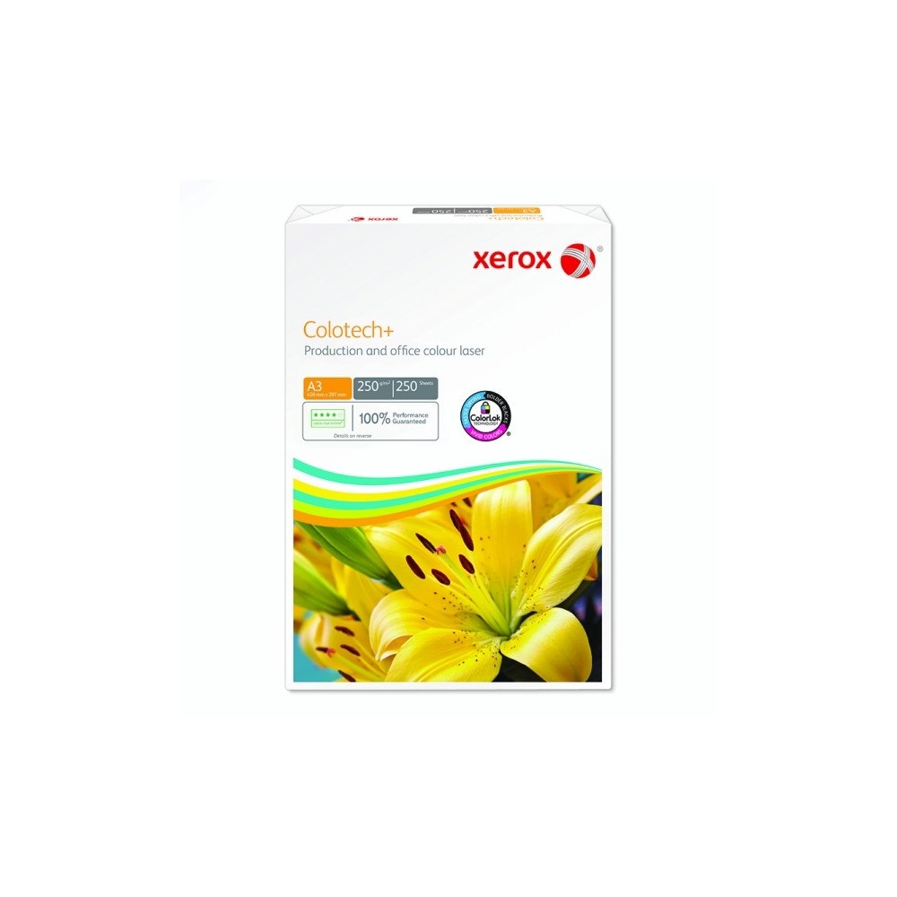 Usorteret Xerox, Colotech+, vitt Papper för kopiator, träfritt ECF 250...
