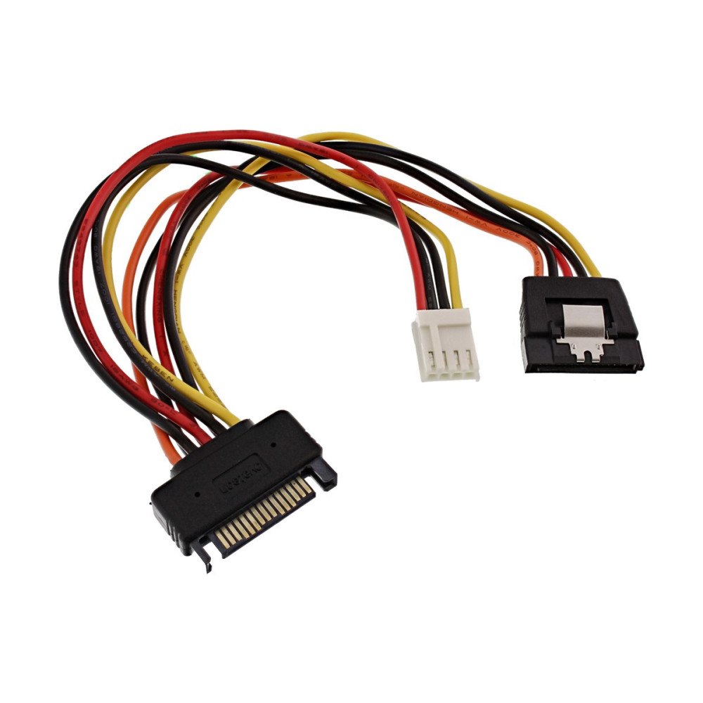 Inline InLine - strömadapter - 15 cm