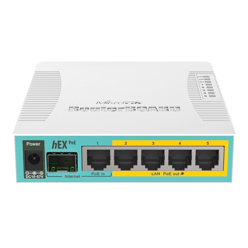 MikroTik MikroTik RouterBOARD hEX RB960PGS - router - skrivbordsmodell