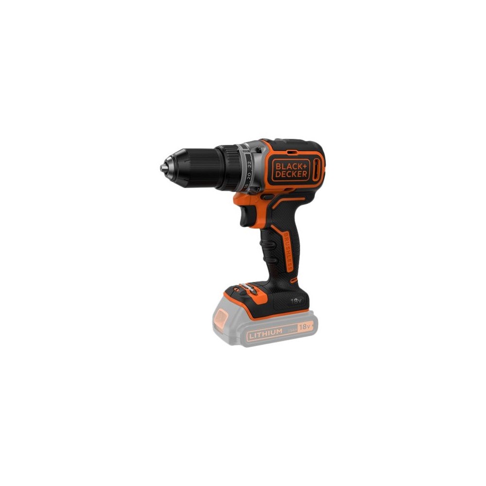Black & Decker BLACK+DECKER BL186N - borr/drivare - sladdlös - 2 hastigheter - inget batteri