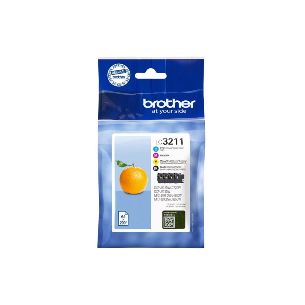 Brother Brother LC3211 - 4-pack - svart, gul, cyan, magenta - original - bläckpatron