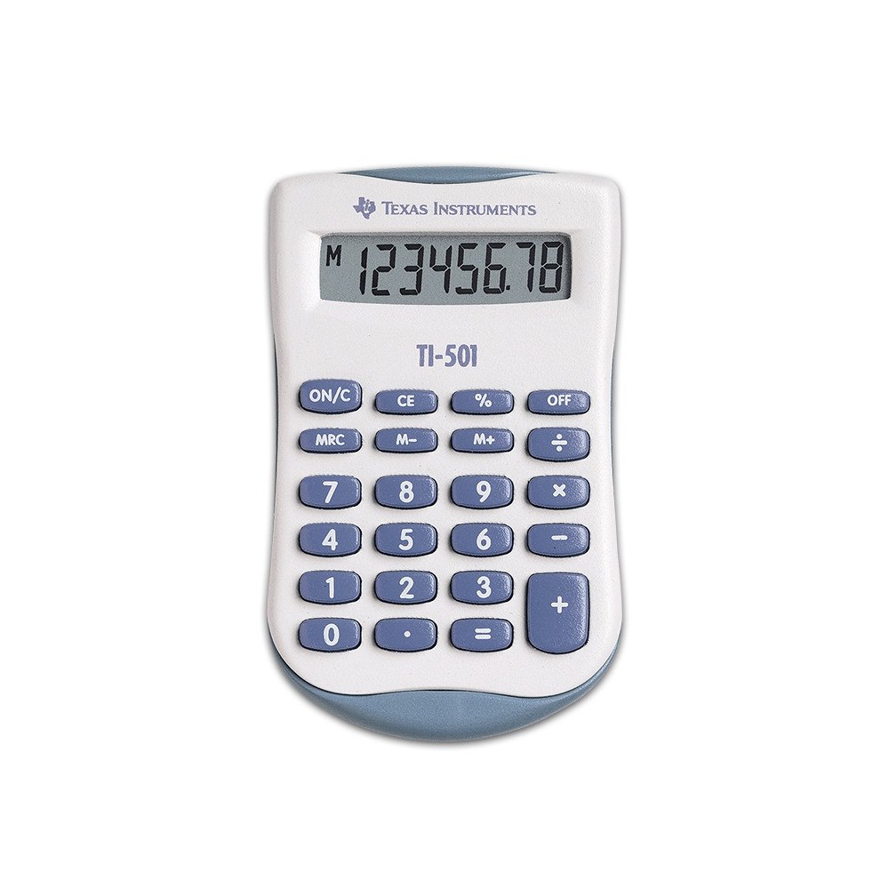 TEXAS INSTRUMENTS Texas Instruments TI-501, Ficka, Grundläggande, 8 siffror, B...