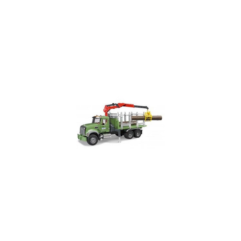 Bruder BRUDER MACK Granite Timber truck with 3 trunks, 4 År, ABS sy...
