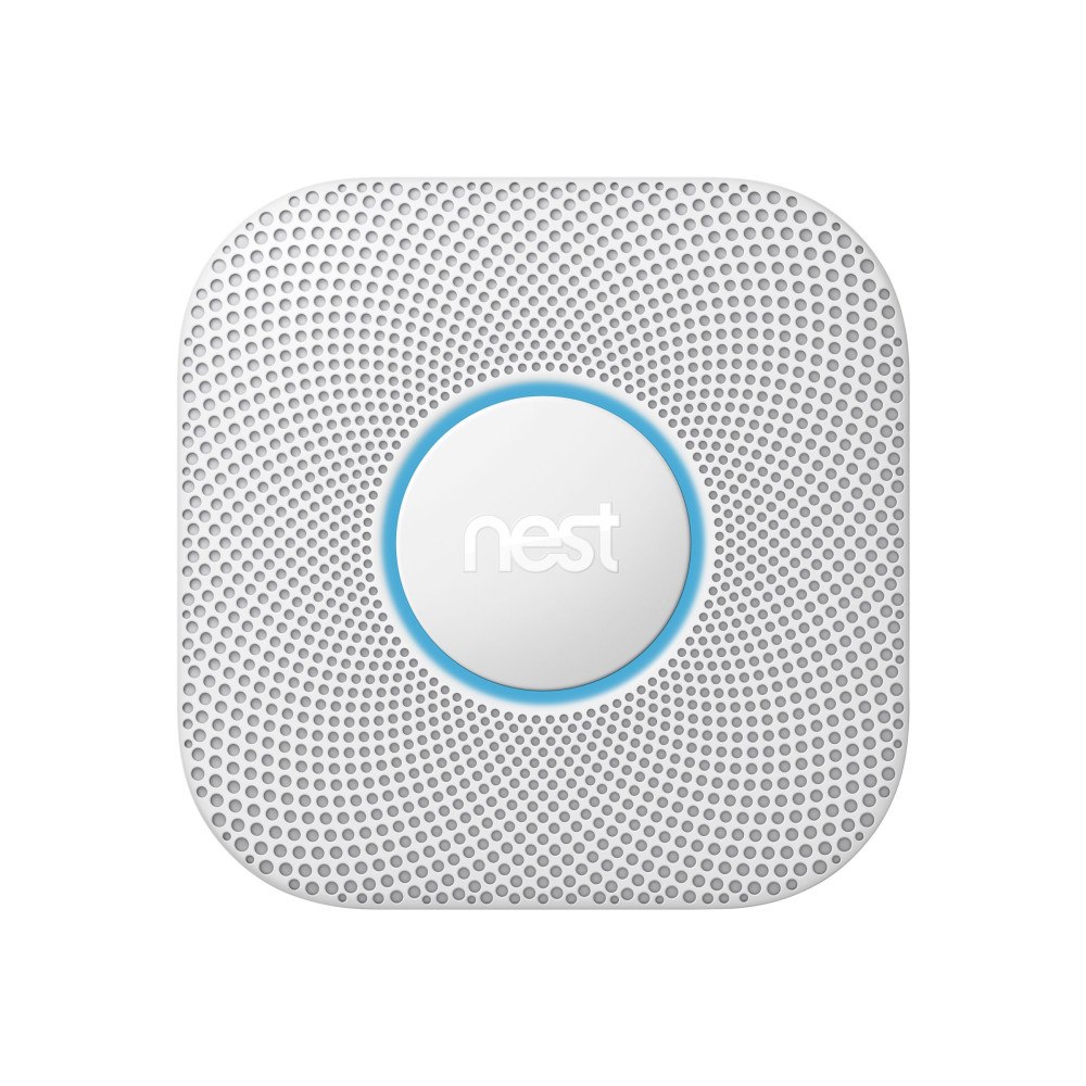 Google Nest Protect 2nd Generation - flerfunktionssensor - 802.11b/g/n, Bluetooth 4.0, 802.15.4 - vit