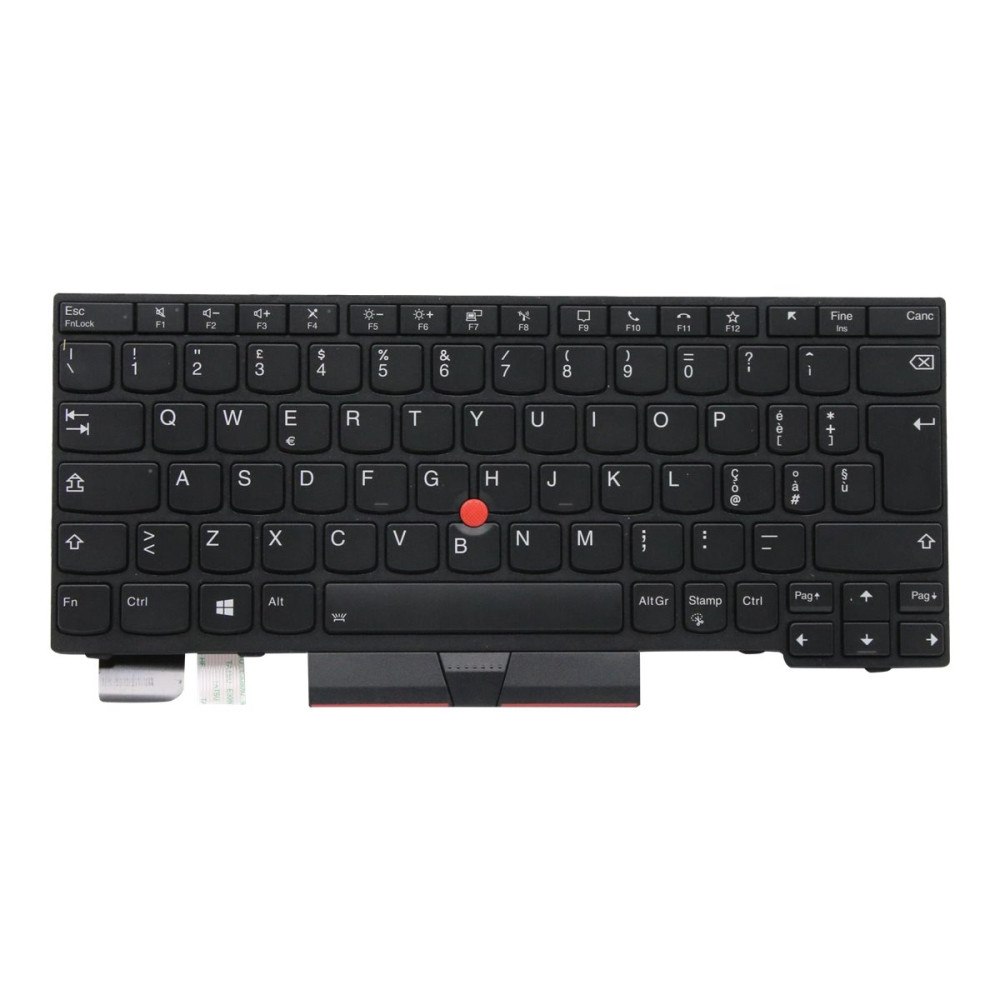 Lenovo Primax - ersättningstangentbord för bärbar dator - med Trackpoint, UltraNav - italiensk Inmatningsenhet