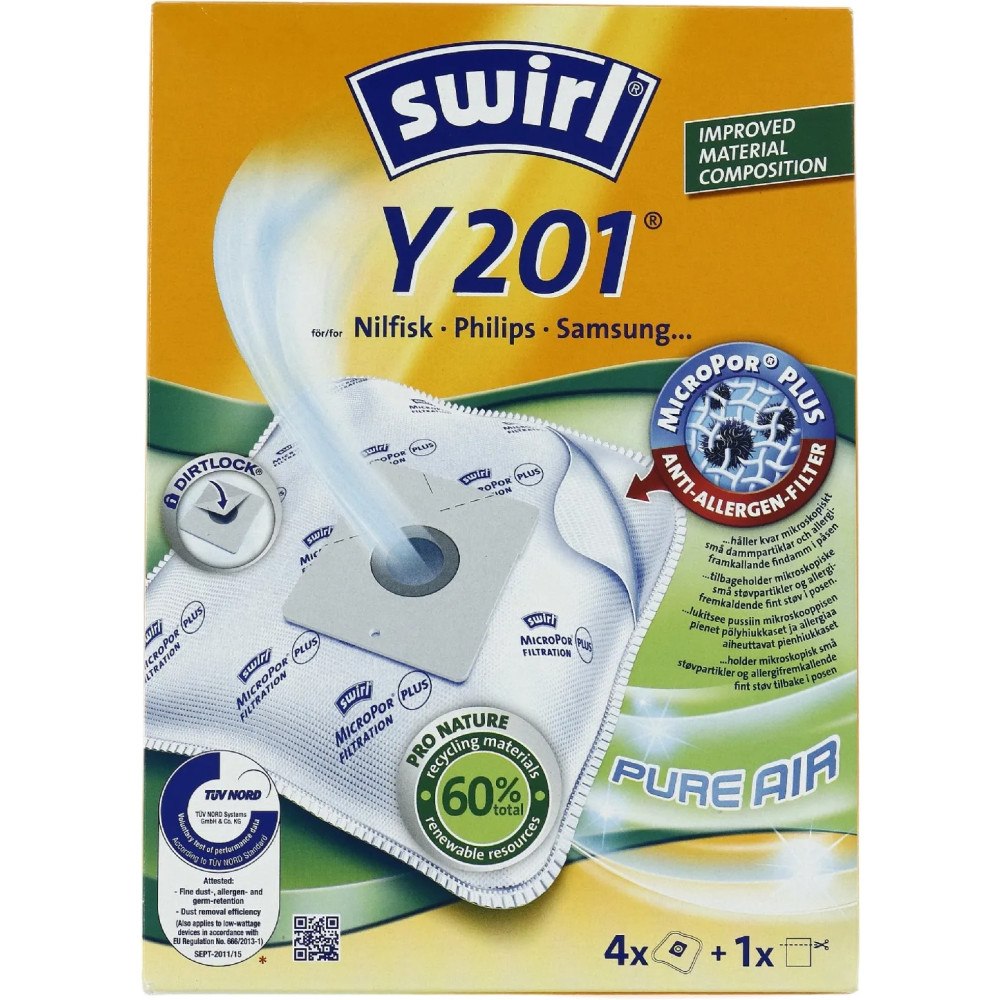 Swirl Swirl Y201 Dammsugarpåsar