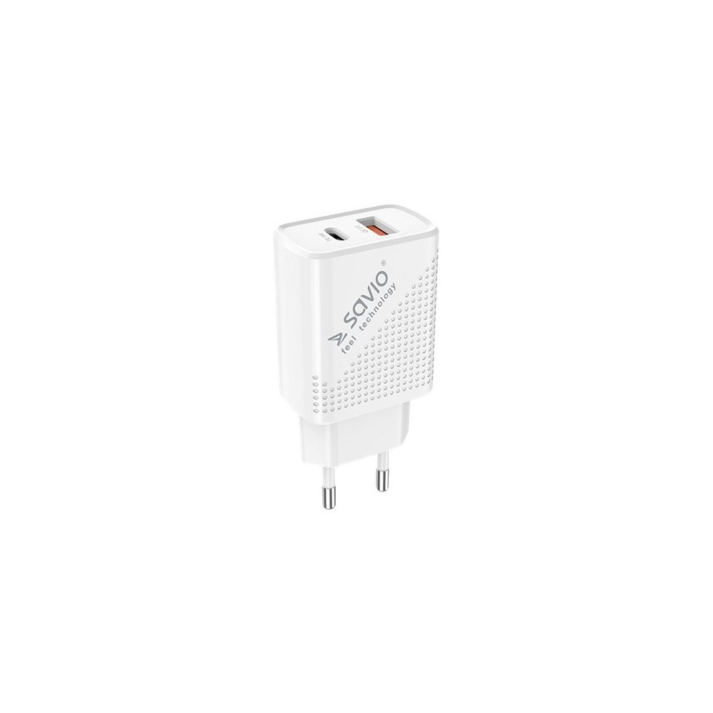SAVIO SAVIO LA-04 strömadapter - USB, 24 pin USB-C - 18 Watt