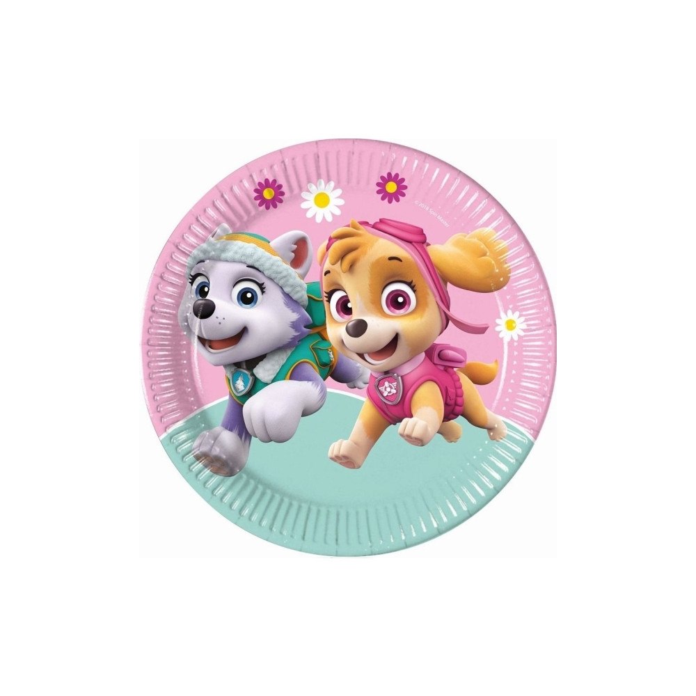Procos PROCOS Papperstallrikar Paw Patrol Skye &amp Everest, 23 cm,...