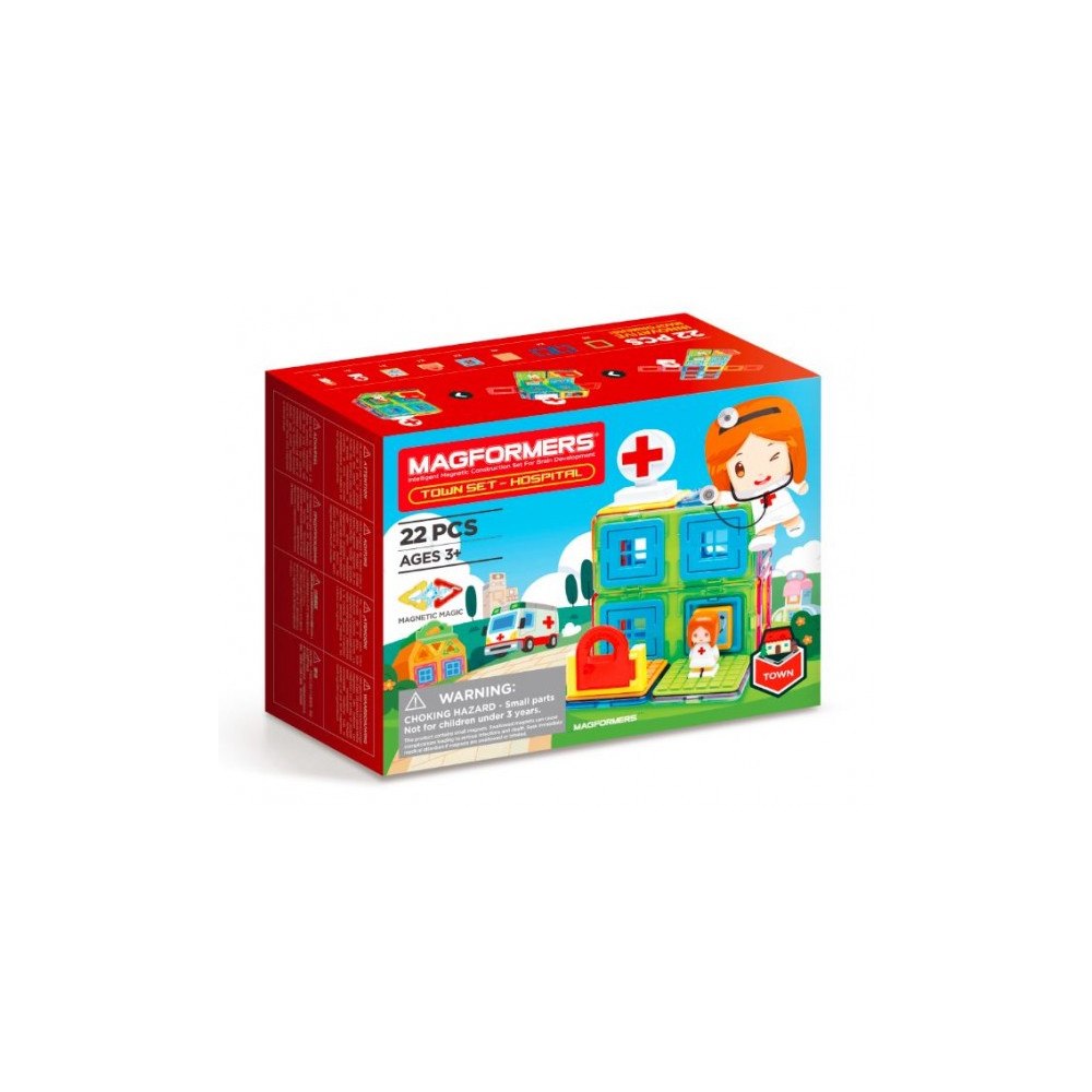 Magformers Set of magnetic blocks City