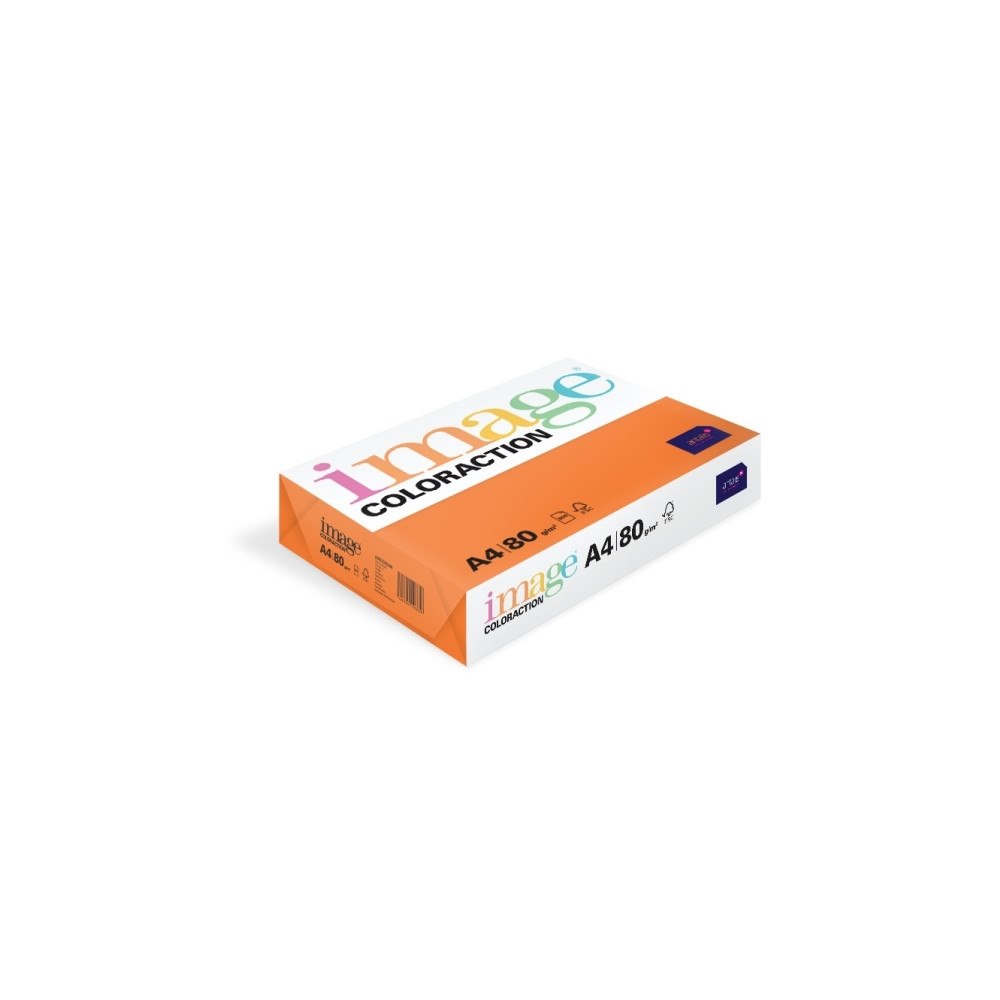Image Coloraction Kopipapir Image Coloraction A4 80g Amsterdam Deep Orange 500...