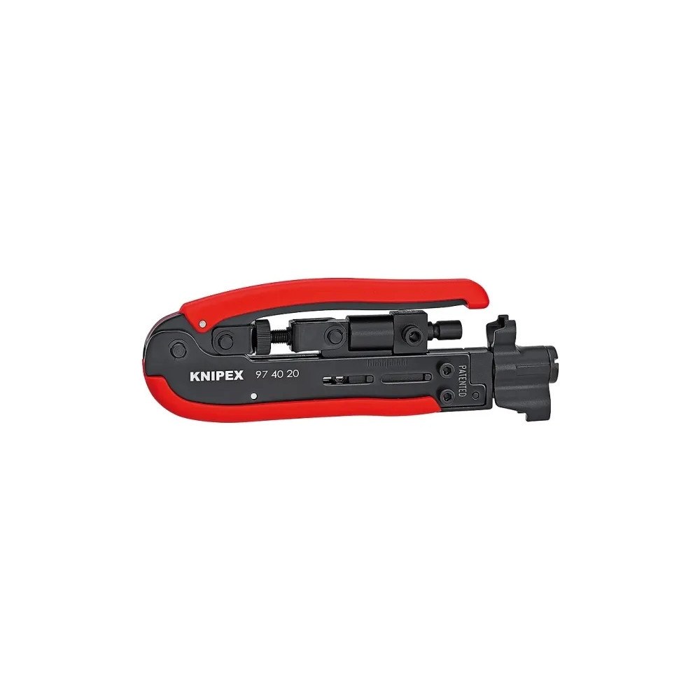 Knipex Knipex 97 40 20 SB, Svart, Röd, BNC, F-typ, RCA, 175 mm, 430...