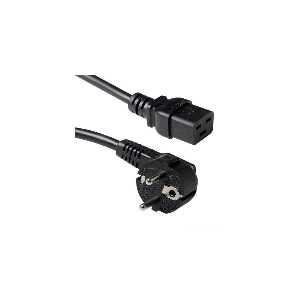 ACT ACT - strömkabel - IEC 60320 C19 till power CEE 7/7 - 1.8 m